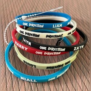 One Direction Vinyl Bracelet Collection